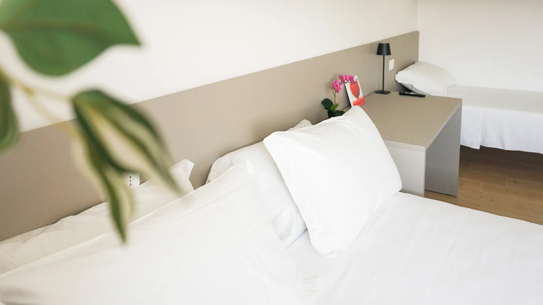 Suite San Polo: detail of the sleeping area