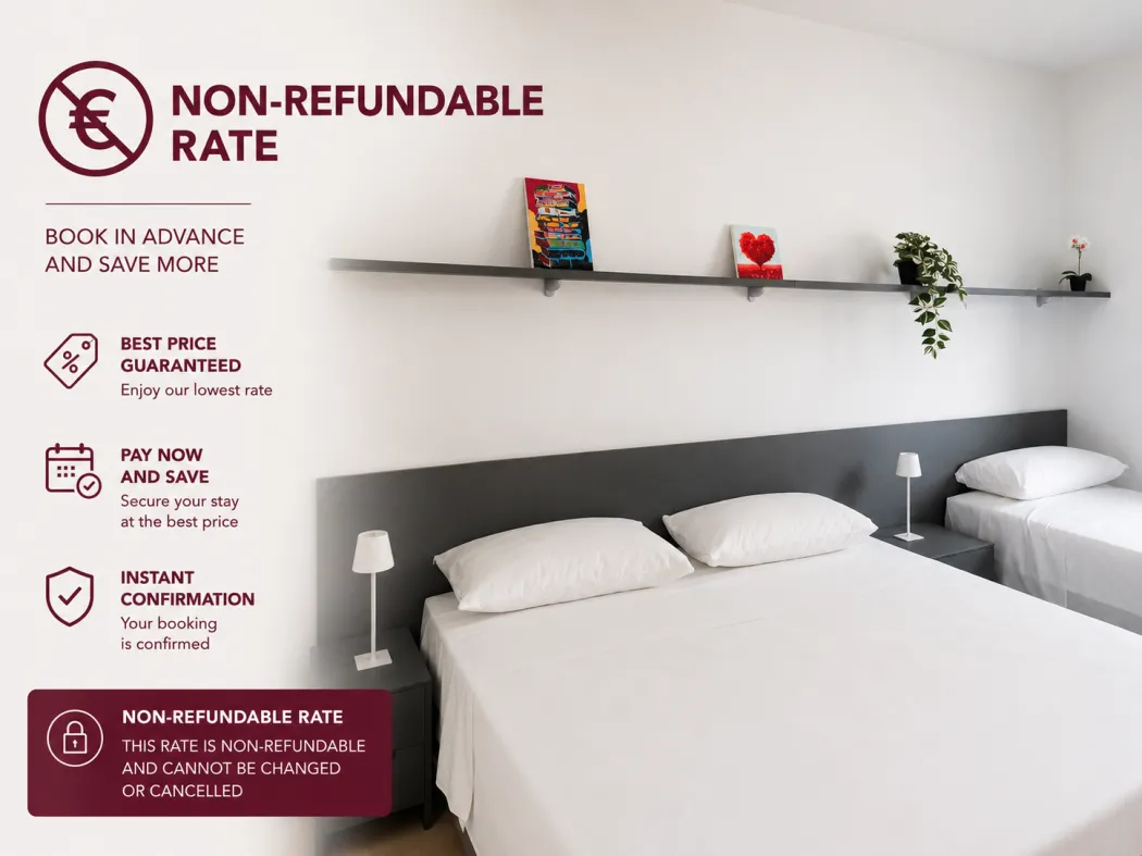 Non-refundable rate: lock in the best price for your apartment in Mestre, near Venice
